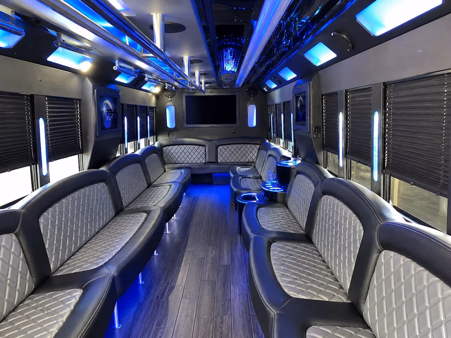 Odessa Birthday, Sweet 16, & Quinceañera Transportation party bus exterior