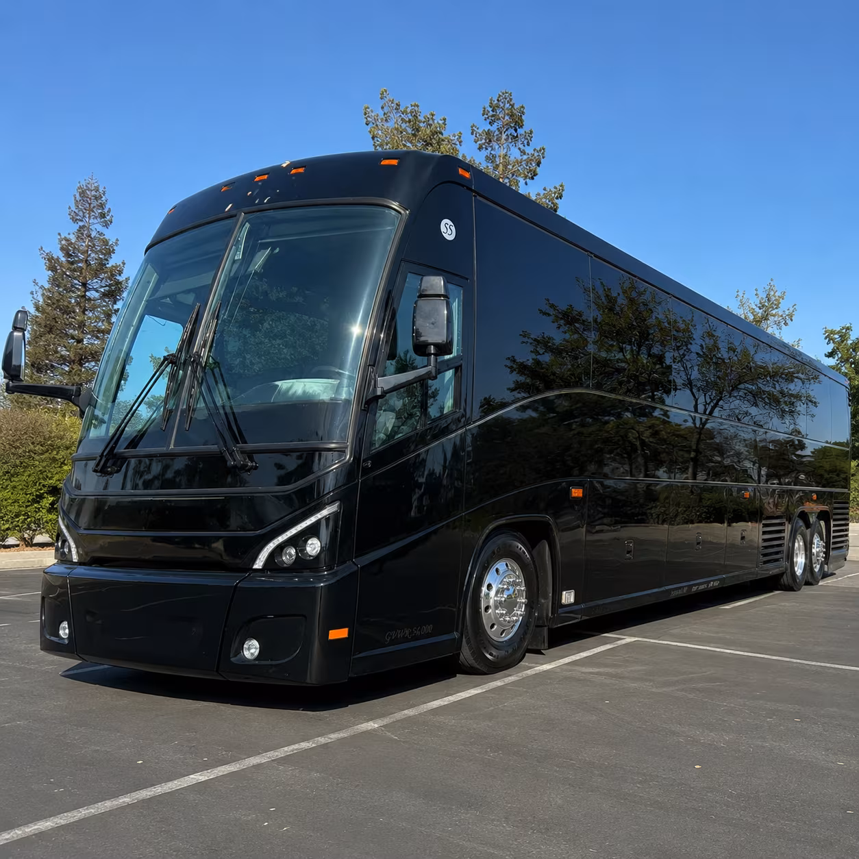 Odessa Corporate Transportation party bus exterior