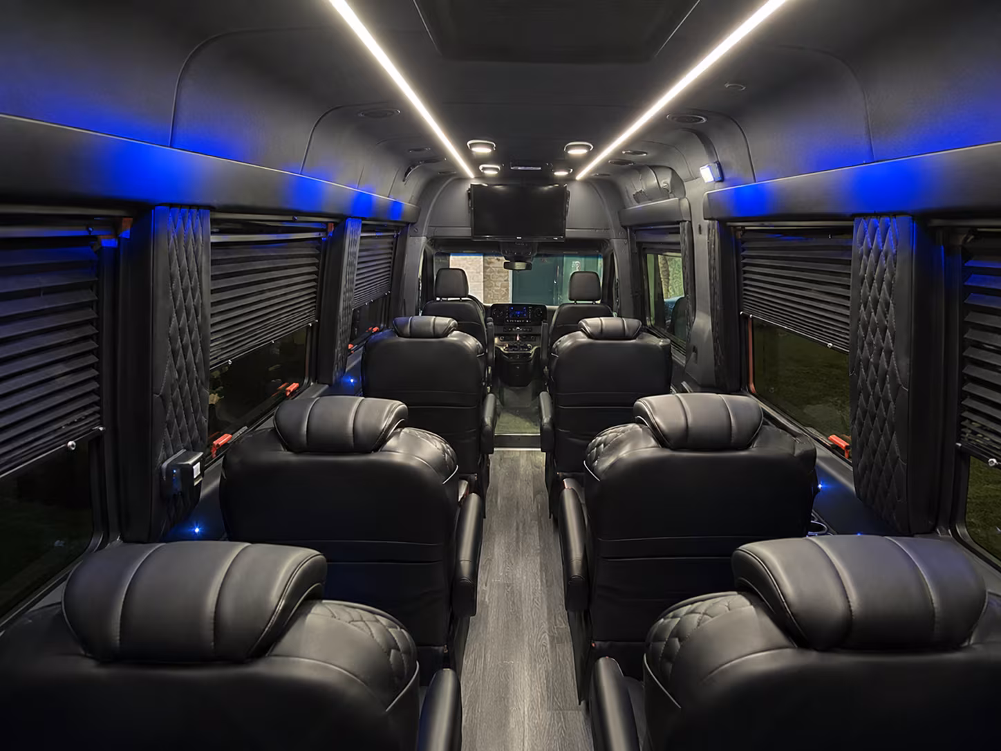 Odessa Corporate Transportation party bus exterior