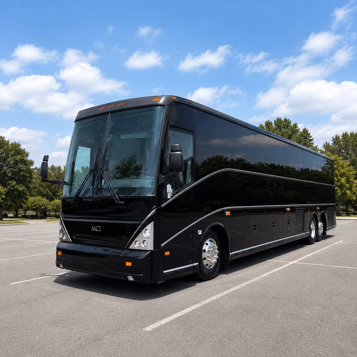 Odessa Corporate Transportation party bus exterior