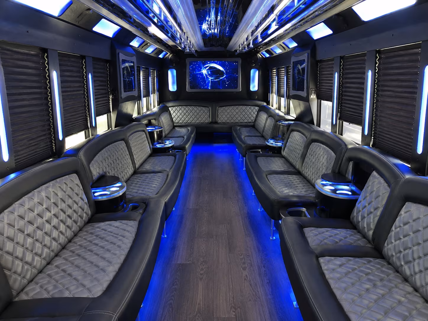 Odessa Prom & Homecoming Transportation party bus exterior