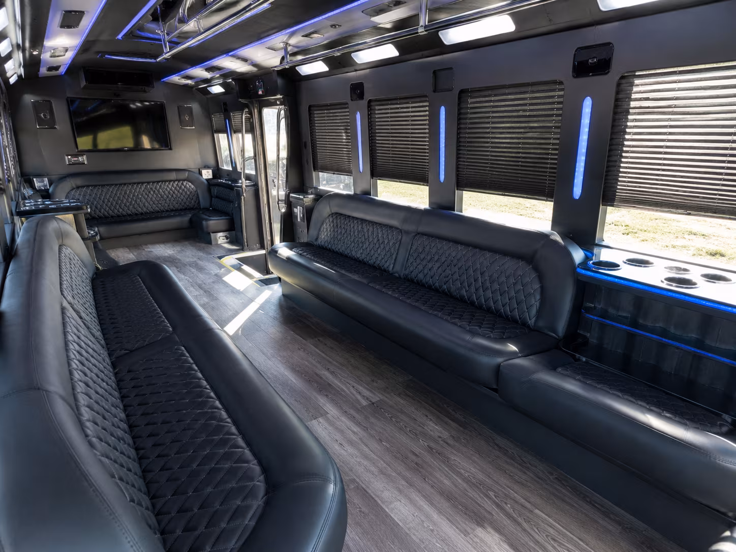 Odessa Prom & Homecoming Transportation party bus exterior