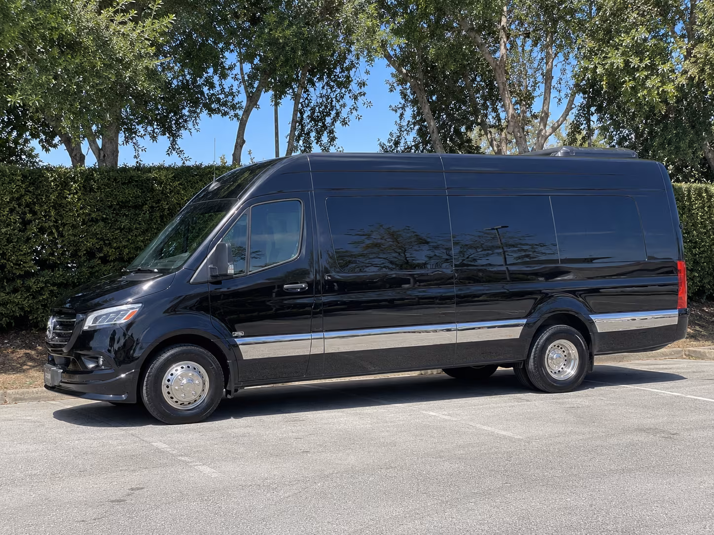 Odessa School Event Transportation party bus exterior