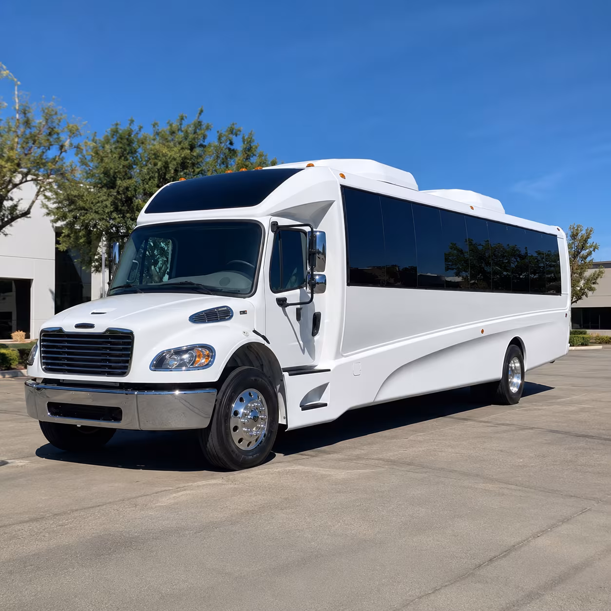 Odessa School Event Transportation party bus exterior