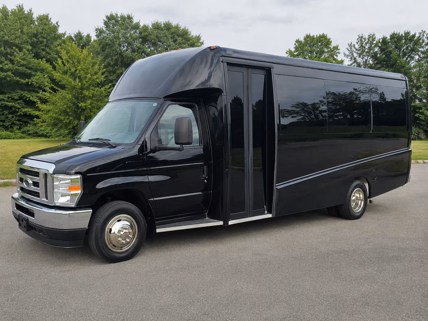 Odessa School Event Transportation party bus exterior