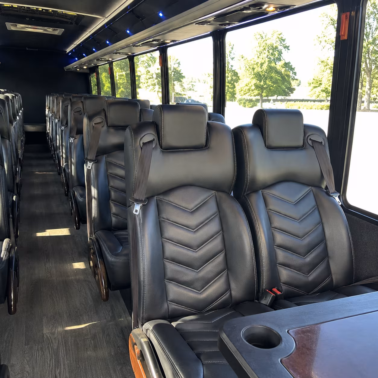 Odessa School Event Transportation onboard seating