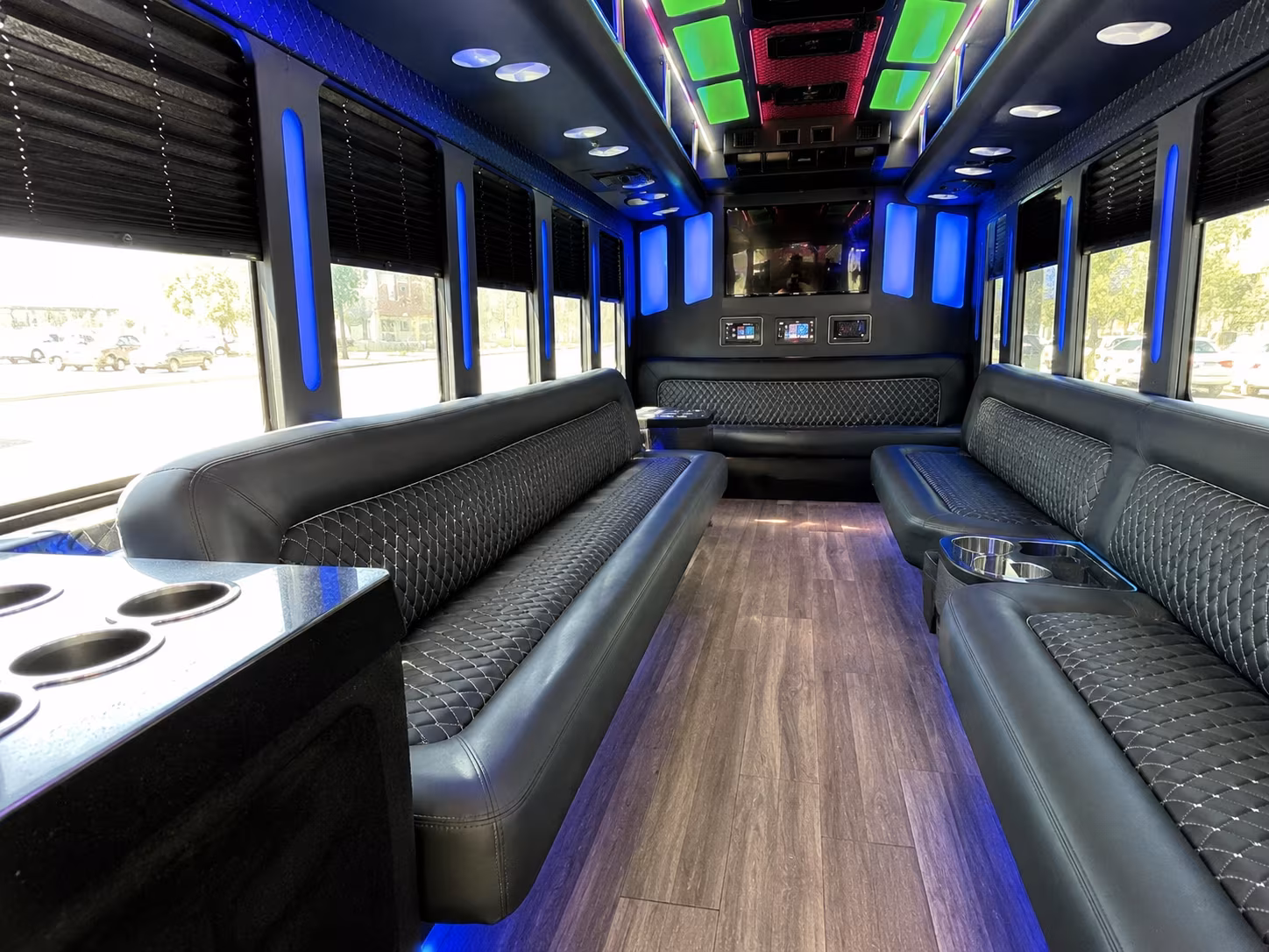 Odessa Sporting Event Transportation party bus exterior