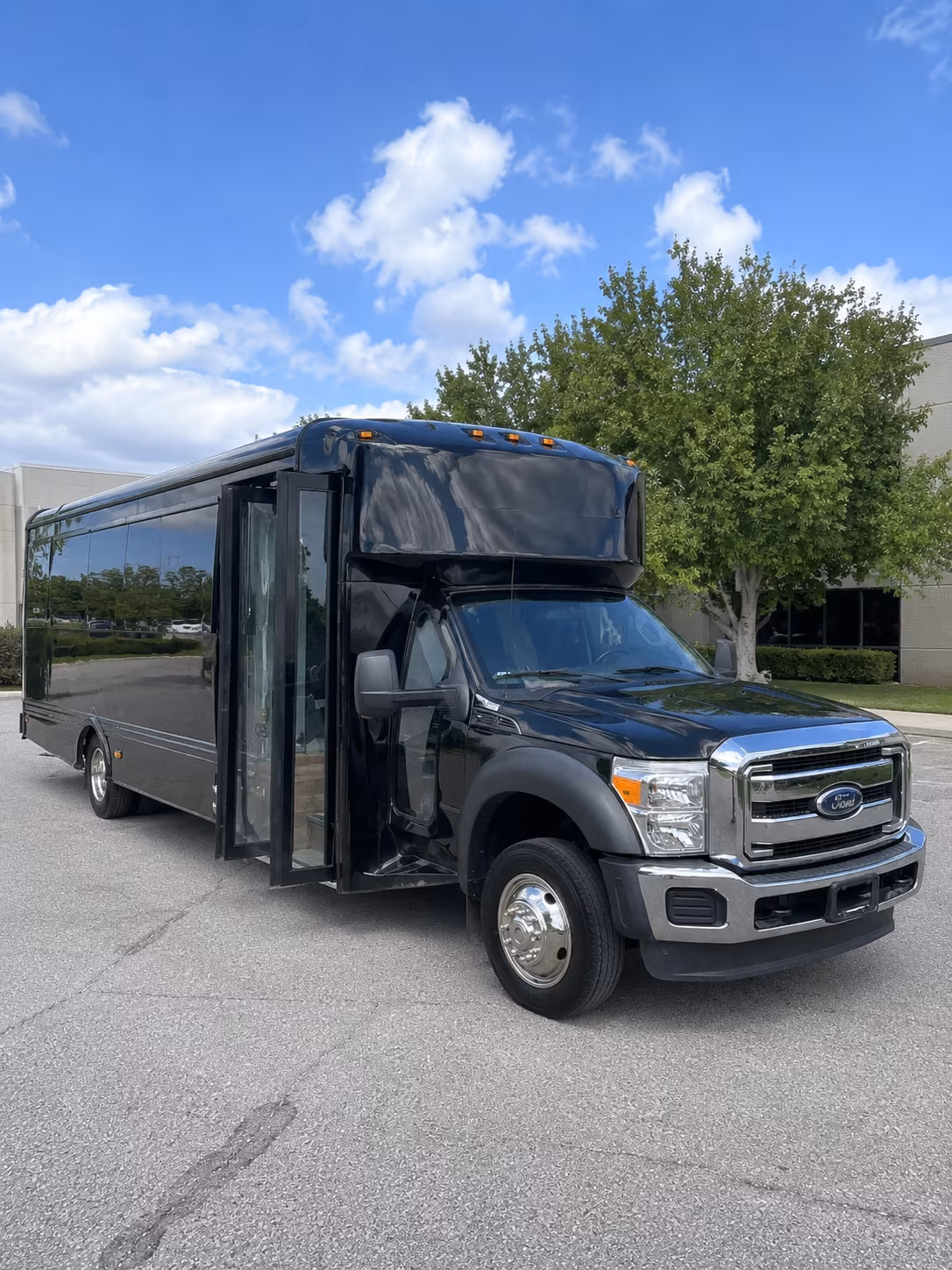 Odessa Sporting Event Transportation party bus exterior