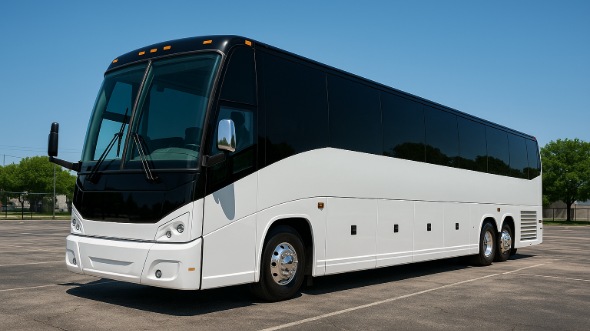 Exterior of Charter Bus Company Arlington's 40 Passenger Party Bus in Arlington