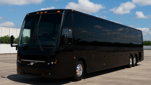 Exterior of Charter Bus Company Killeen's 40 Passenger Party Bus in Killeen