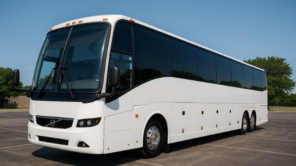 Exterior of Charter Bus Company Odessa's 56 Passenger Charter Bus in Odessa